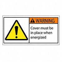 3M (TC) - SAFLBL-2X4-030-25/PK - SAFETY LABEL - WARNING - COVER M