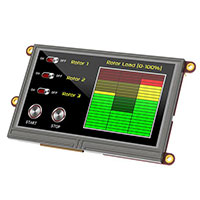 4D Systems Pty Ltd - ULCD-43DT-PI - LCD PK 4.3" RASPB PI SHIELD&CBL