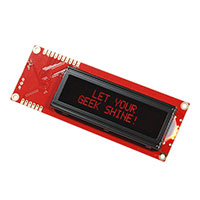 SparkFun Electronics - LCD-09394 - SERIAL ENABLED 16X2 LCD RD ON BK