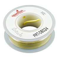 SparkFun Electronics - PRT-08024 - HOOK-UP SOLID 22 AWG YELLOW 25'