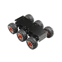 SparkFun Electronics - ROB-11056 - 6WD CHASSIS BLK 34:1 GEAR