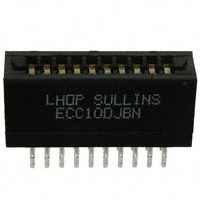 Sullins Connector Solutions - ECC10DJBN - CONN EDGE DUAL FMALE 20POS 0.100