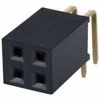 Sullins Connector Solutions - PPPC022LJBN-RC - CONN FEMALE 4POS DL .1" R/A GOLD