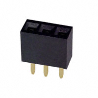 Sullins Connector Solutions - PPPC031LFBN - CONN HEADER FEM 3POS .1" SGL GLD