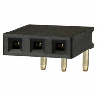 Sullins Connector Solutions - PPPC031LGBN - CONN FEMALE 3POS .100" R/A GOLD