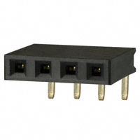 Sullins Connector Solutions - PPPC041LGBN - CONN FEMALE 4POS .100" R/A GOLD