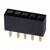 Sullins Connector Solutions - PPPC051LFBN - CONN HEADER FEM 5POS .1" SGL GLD