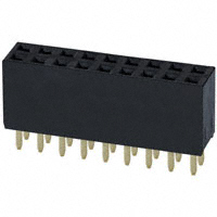 Sullins Connector Solutions - PPPC092LFBN - CONN HEADER FEM 18POS .1" DLGOLD