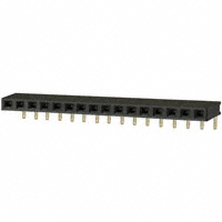 Sullins Connector Solutions - PPPC161LGBN-RC - CONN FEMALE 16POS .100" R/A GOLD