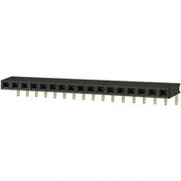 Sullins Connector Solutions - PPPC171LGBN - CONN FEMALE 17POS .100" R/A GOLD