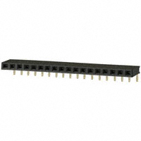 Sullins Connector Solutions - PPPC181LGBN - CONN FEMALE 18POS .100" R/A GOLD