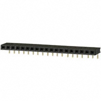 Sullins Connector Solutions - PPPC191LGBN-RC - CONN FEMALE 19POS .100" R/A GOLD