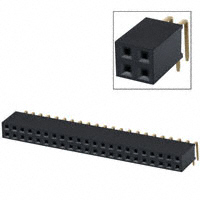 Sullins Connector Solutions - PPPC222LJBN-RC - CONN FMALE 44POS DL .1" R/A GOLD