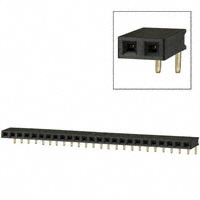 Sullins Connector Solutions - PPPC251LGBN - CONN FEMALE 25POS .100" R/A GOLD