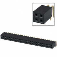 Sullins Connector Solutions - PPPC252LJBN - CONN FMALE 50POS DL .1" R/A GOLD