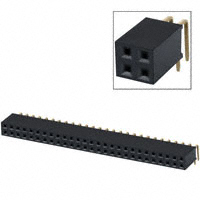 Sullins Connector Solutions - PPPC272LJBN - CONN FMALE 54POS DL .1" R/A GOLD