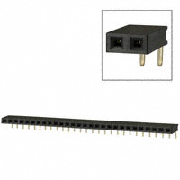 Sullins Connector Solutions - PPPC281LGBN - CONN FEMALE 28POS .100" R/A GOLD