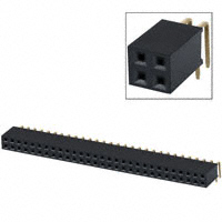 Sullins Connector Solutions - PPPC292LJBN - CONN FMALE 58POS DL .1" R/A GOLD