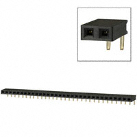 Sullins Connector Solutions - PPPC321LGBN-RC - CONN FEMALE 32POS .100" R/A GOLD