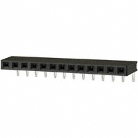 Sullins Connector Solutions - PPTC131LGBN - CONN FEMALE 13POS .100" R/A TIN