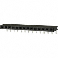 Sullins Connector Solutions - PPTC141LGBN - CONN FEMALE 14POS .100" R/A TIN