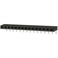 Sullins Connector Solutions - PPTC151LGBN - CONN FEMALE 15POS .100" R/A TIN