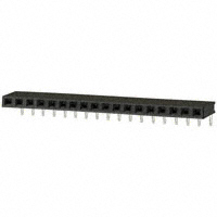 Sullins Connector Solutions - PPTC181LGBN-RC - CONN FEMALE 18POS .100" R/A TIN