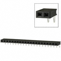 Sullins Connector Solutions - PPTC211LGBN - CONN FEMALE 21POS .100" R/A TIN