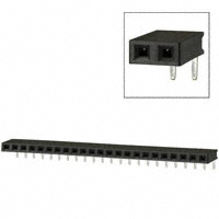 Sullins Connector Solutions - PPTC231LGBN - CONN FEMALE 23POS .100" R/A TIN