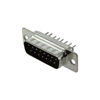 Sullins Connector Solutions - SDS101-PRW2-M15-SN00-1 - CONN D-SUB PLUG 15POS VERT SLDR