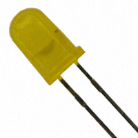 SunLED - XLMYK12D5V - LED YELLOW DIFF 5MM ROUND T/H