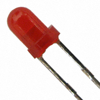 SunLED - XLUR34D - LED RED DIFF 3MM ROUND T/H