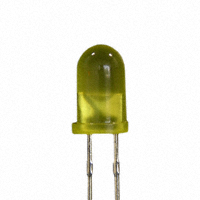 SunLED - XLUY12D - LED YELLOW DIFF 5MM ROUND T/H