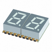 SunLED - XZFVG07A2 - DISPLAY 0.3" 2DIGIT GREEN CA SMD