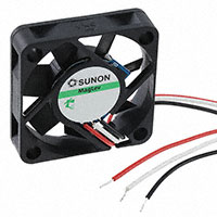 Sunon Fans - ME40101V1-000U-F99 - FAN AXIAL 40X10MM 12VDC WIRE
