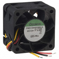 Sunon Fans - PMD1204PQBX-A.(2).F.GN - FAN AXIAL 40X28MM 12VDC WIRE