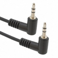 Switchcraft Inc. - 36HR03636X - CABLE R/A STEREO PLUG-PLUG 3FT