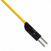 Switchcraft Inc. - TTD1Y - PATCHCORD DUAL 3COND YELLOW 1FT