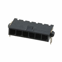 TE Connectivity AMP Connectors - 1445090-6 - CONN HEADER 6POS R/A 15GOLD SMD