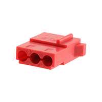TE Connectivity AMP Connectors - 1-480303-2 - CONN PLUG HSNG 3POS .200 RED