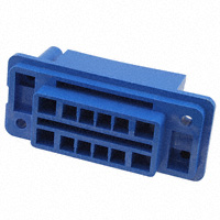 TE Connectivity AMP Connectors - 172061-1 - CONN PLUG HSNG 12POS BLUE PNL MT