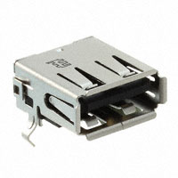 TE Connectivity AMP Connectors - 1734081-1 - CONN USB RCPT 4POS R/A SLD GOLD