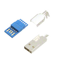 TE Connectivity AMP Connectors - 1932266-1 - CONN PLUG USB 3.0 A BLUE