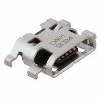 TE Connectivity AMP Connectors - 2134441-2 - MICRO USB MID MOUNT TYPE REVERSE