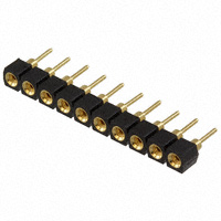 TE Connectivity AMP Connectors - 510-AG90D-10 - CONN SOCKET SIP 10POS GOLD