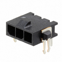 TE Connectivity AMP Connectors - 1445097-3 - CONN HEADER 3POS R/A 30GOLD T/H