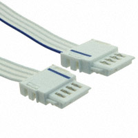 TE Connectivity AMP Connectors - 2154172-6 - CABLE ASSY STL-STR BLUE 300MM