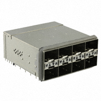 TE Connectivity AMP Connectors - 2180324-2 - ZSFP+ STACKED 2X4 W/4 LP GASKET