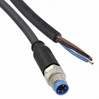 TE Connectivity AMP Connectors - 2273002-1 - M8 X 1 0 STRAIGHT PLUG PIGTAIL
