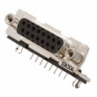 TE Connectivity AMP Connectors - 3-106506-2 - CONN D-SUB RCPT 15POS R/A SOLDER